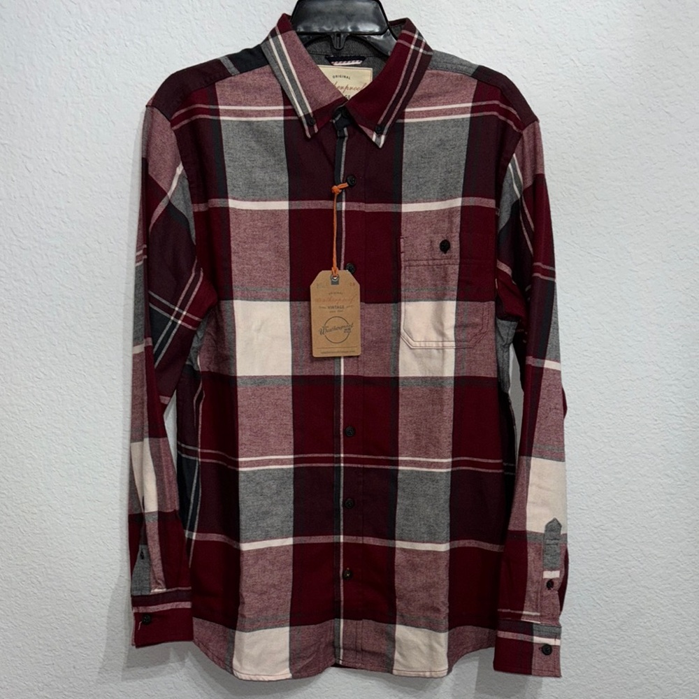 Weatherproof Vintage Syrah Button Down Shirt